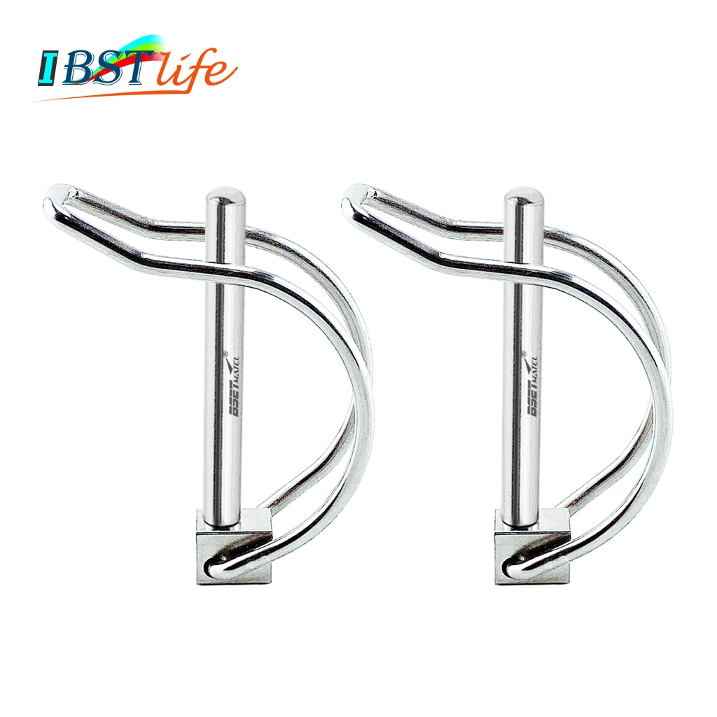 2X Stainless Steel 316 Quick Lock Release Trailer Towing Coupler Safety Pin Bicycle Stroller Cargo Stage leg Hitch Hook Clip
2X Stainless Steel 316 Quick Lock Release Trailer Towing Coupler Safety Pin Bicycle Stroller Cargo Stage leg Hitch Hook Clip