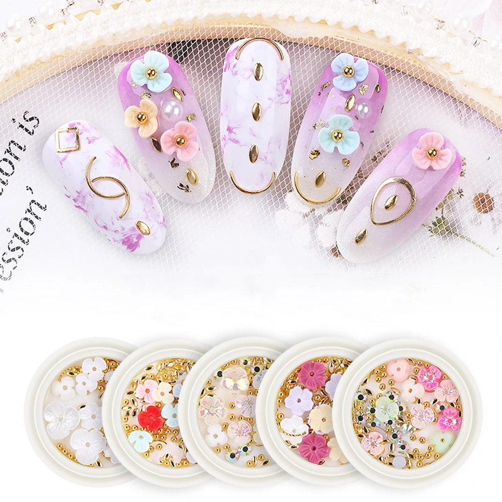 Nail Art Shell Flower Jewelry Three-petal Flower Rivet Steel Ball Alloy Diamond Mixing Decoration Nail Decoration
Nail Art Shell Flower Jewelry Three-petal Flower Rivet Steel Ball Alloy Diamond Mixing Decoration Nail Decoration