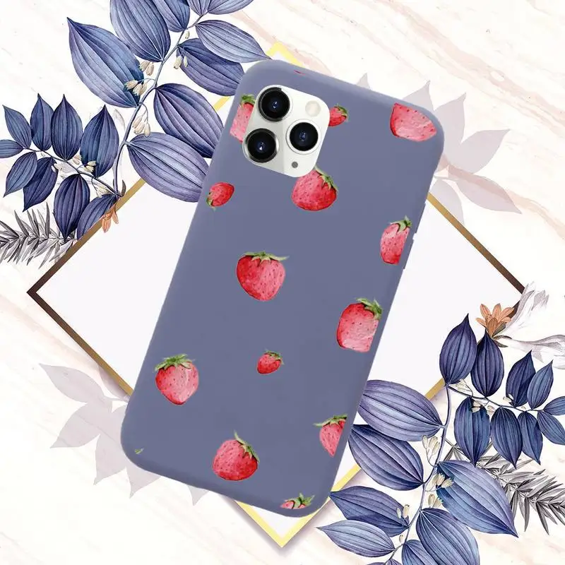 Cartoon fruit strawberry Phone Case Candy Color for iPhone 11 12 mini pro XS MAX 8 7 6 6S Plus X SE 2020 XR
Cartoon fruit strawberry Phone Case Candy Color for iPhone 11 12 mini pro XS MAX 8 7 6 6S Plus X SE 2020 XR