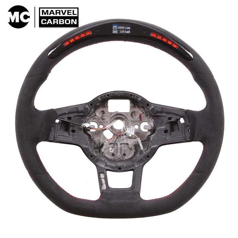 Real Display Carbon Fiber LED Performance Steering Wheel Display Compatible for Volkswagen
Real Display Carbon Fiber LED Performance Steering Wheel Display Compatible for Volkswagen