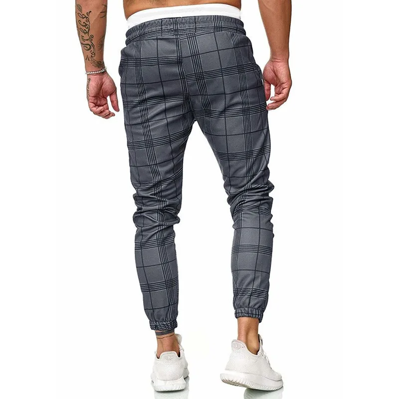 38#New Men's Pants Long Casual Sport Slim Fit Plaid Trousers Running Joggers Sweatpants Autumn Winter Men Pants Trousers Fashion
38#New Men's Pants Long Casual Sport Slim Fit Plaid Trousers Running Joggers Sweatpants Autumn Winter Men Pants Trousers Fashion