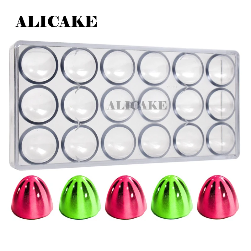 3D Polycarbonate Chocolate Molds Thick Tray Form for Sphere Mold Chocolate Mould Baking Mold Pastry Cake Bakeware Tools
3D Polycarbonate Chocolate Molds Thick Tray Form for Sphere Mold Chocolate Mould Baking Mold Pastry Cake Bakeware Tools