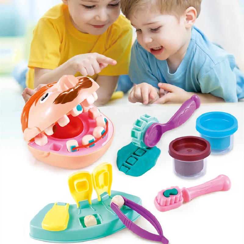 

2021 Детские ролевые игрушки-врачи, стоматолог, проверка зубов, набор моделей, медицинский комплект, ролевая игра, имитация искусственных игр...