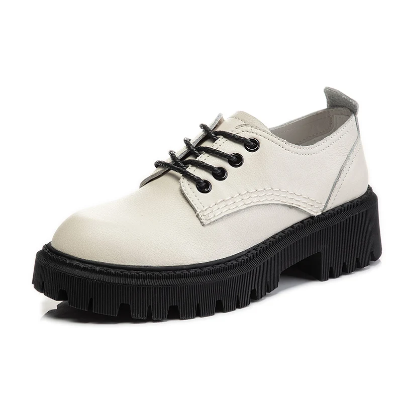 Women Ankle Boots Platform Thick Bottom Lace Up Ladies Boots Mixed Color British Style Fashion 2021 New Female Shoes B0070
Women Ankle Boots Platform Thick Bottom Lace Up Ladies Boots Mixed Color British Style Fashion 2021 New Female Shoes B0070