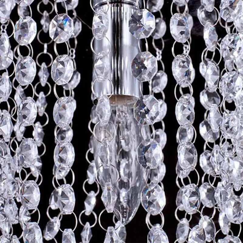 European crystal ceiling lamp E14LED cone dining room chandelier living room bedroom lamp villa corridor aisle lamp
European crystal ceiling lamp E14LED cone dining room chandelier living room bedroom lamp villa corridor aisle lamp