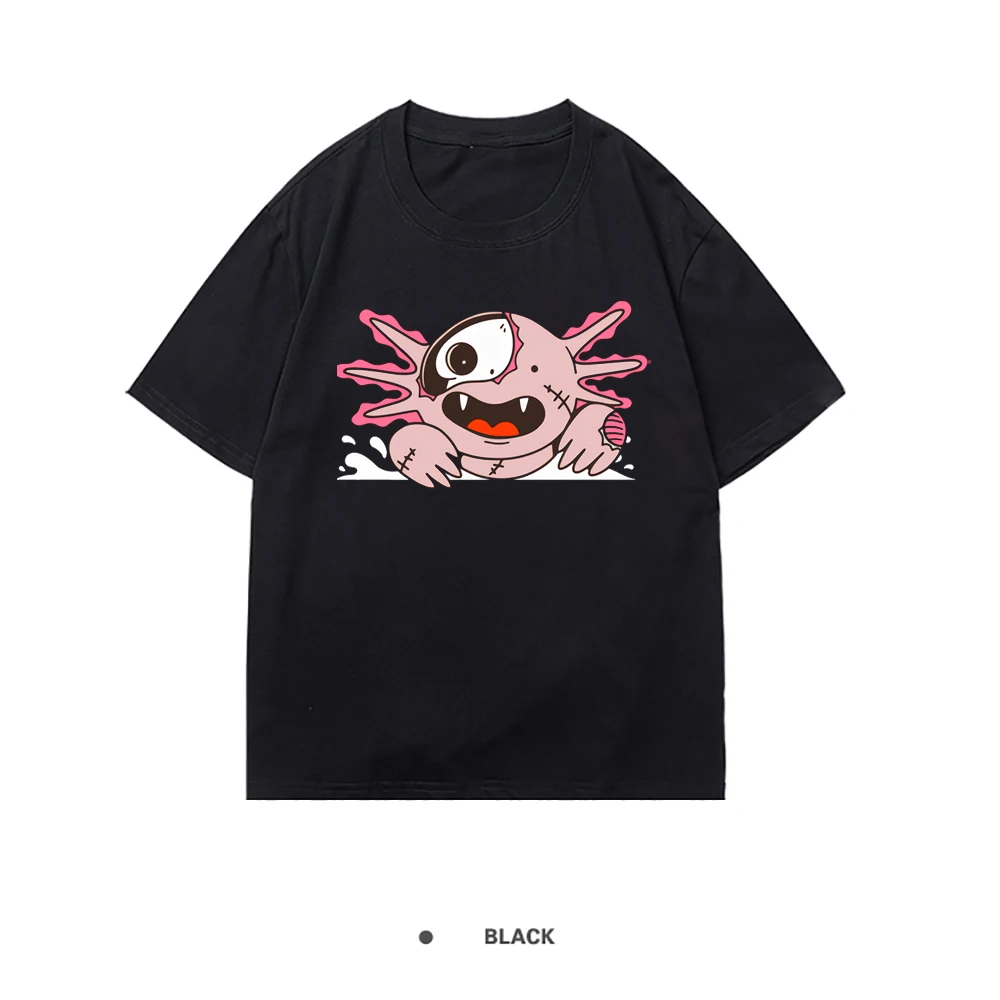 Halloween Axolotl Zombie Print T-shirts Woman Casual Breathable Tee Shirts Summer Cool T Shirt Soft Simplicity Women T Shirts
Halloween Axolotl Zombie Print T-shirts Woman Casual Breathable Tee Shirts Summer Cool T Shirt Soft Simplicity Women T Shirts