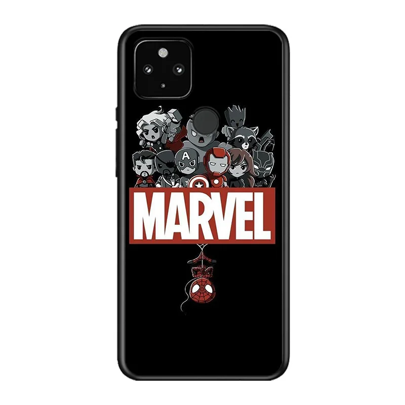 Marvel Avengers Cartoons Logo For Google Pixel 5 4A 5G 4 XL Soft Shell TPU Silicone Black Cover Phone Case
Marvel Avengers Cartoons Logo For Google Pixel 5 4A 5G 4 XL Soft Shell TPU Silicone Black Cover Phone Case