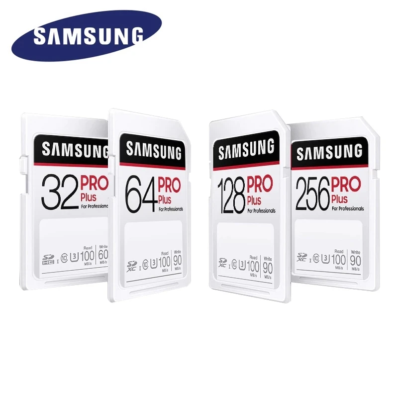100% Original SAMSUNG SD Card 64GB 128GB 256GB SDXC Class10 U3 For 1080p 3D 4K Video Camera Pro Plus 32GB SDHC 100MB Memory Card
100% Original SAMSUNG SD Card 64GB 128GB 256GB SDXC Class10 U3 For 1080p 3D 4K Video Camera Pro Plus 32GB SDHC 100MB Memory Card