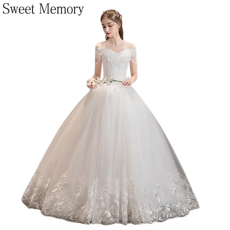 Sweet Memory Princess Luxury Wedding Dresses 2021 Sexy Dress With Tassel Floor-Length Lace Up Off The Shoulder Party Ball Gown
Sweet Memory Princess Luxury Wedding Dresses 2021 Sexy Dress With Tassel Floor-Length Lace Up Off The Shoulder Party Ball Gown
