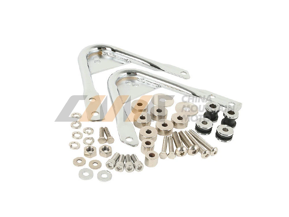 Backrest Sissy Bar Luggage Rack & Docking Hardware Kit case for Harley Touring Models
Backrest Sissy Bar Luggage Rack & Docking Hardware Kit case for Harley Touring Models
