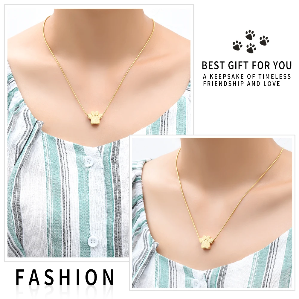 Stainless Steel Ashes Pet Dog/Cat Gold Paw Print Cremation Urn Necklace Memorial Pendant
Stainless Steel Ashes Pet Dog/Cat Gold Paw Print Cremation Urn Necklace Memorial Pendant