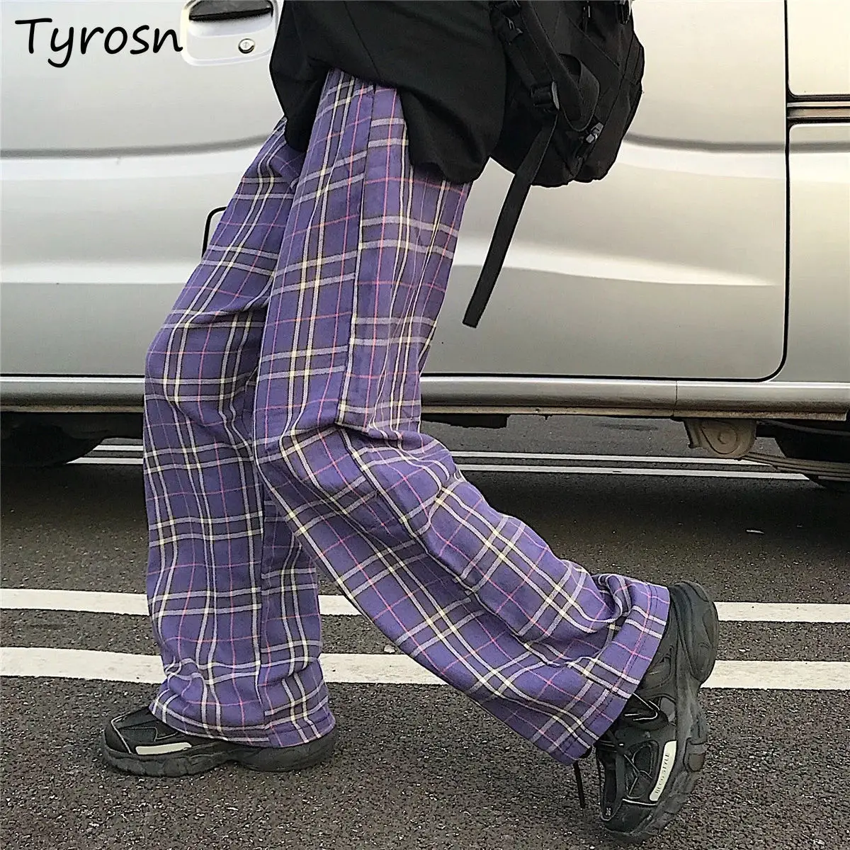 Plaid Pants Women High Street Chic Mopping Baggy Trousers Hip-hop Retro Teens Y2K Hip Casual Harajuku Japan Style Femme Wide Leg
Plaid Pants Women High Street Chic Mopping Baggy Trousers Hip-hop Retro Teens Y2K Hip Casual Harajuku Japan Style Femme Wide Leg