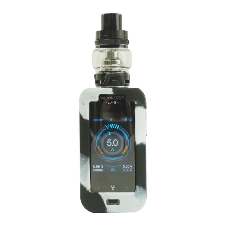 Силиконовый чехол для Vaporesso Luxe 220W резиновый защитный с текстурой подходит набора