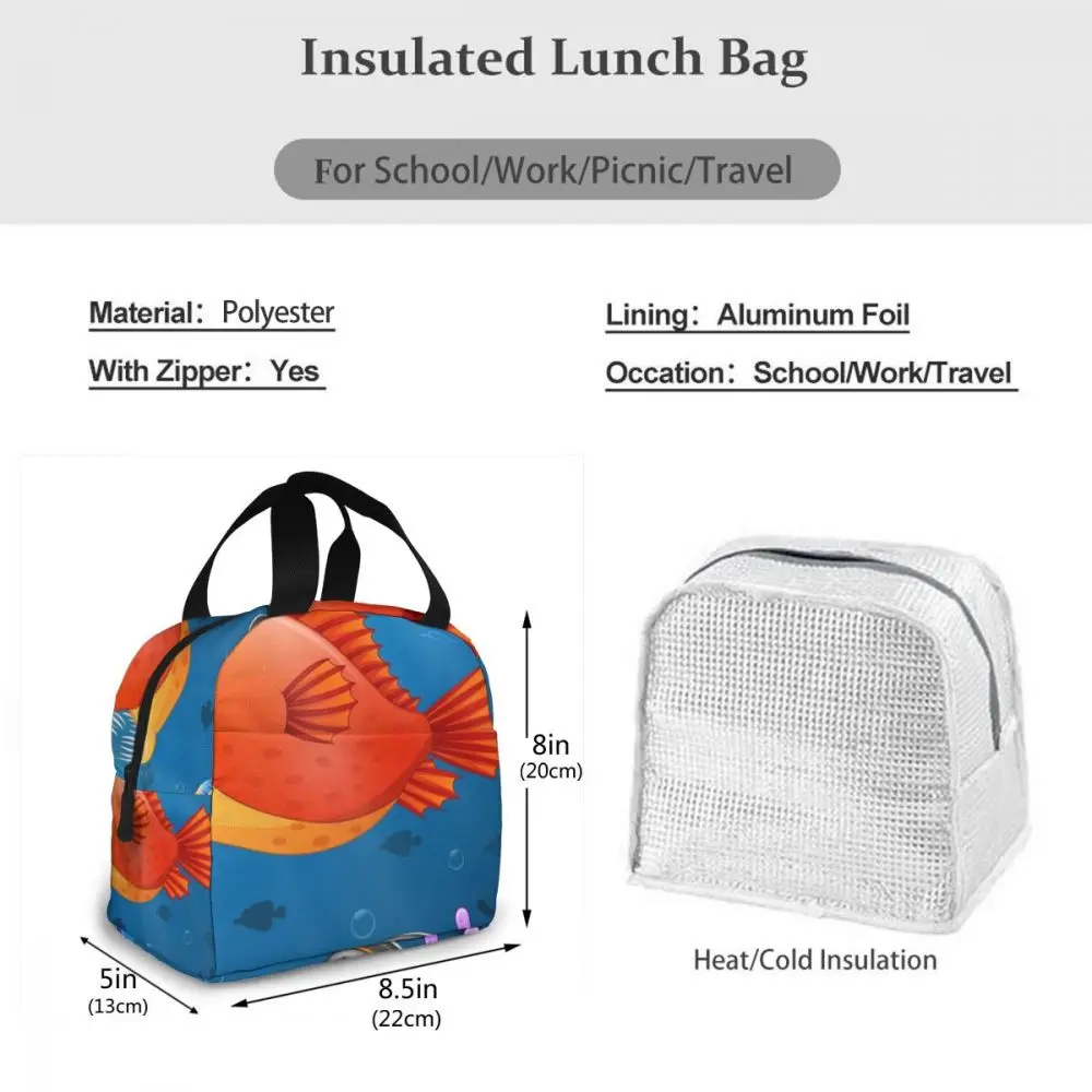 Under The Sea Fish Cooler Lunch Box Portable Insulated Lunch Bag Thermal Food Picnic Lunch Bags
Under The Sea Fish Cooler Lunch Box Portable Insulated Lunch Bag Thermal Food Picnic Lunch Bags