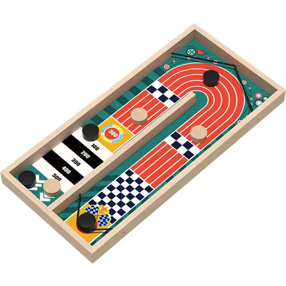 Slingshot Score Board Game - Funny Sling Puck Game Colorful TabletopWooden Game Toy Large Table Interaction Toy For P 
Slingshot Score Board Game - Funny Sling Puck Game Colorful TabletopWooden Game Toy Large Table Interaction Toy For P