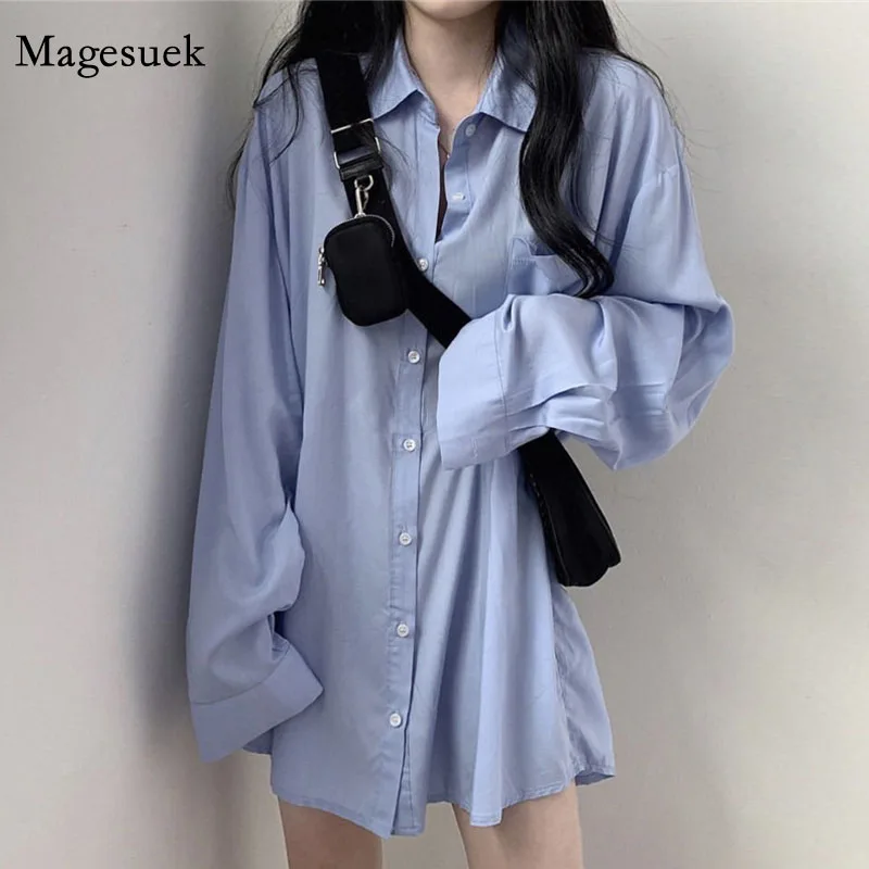 Plus Size Cardigan Casual Blue White Women Long Shirts Spring Autumn Loose Blouse Women Long Sleeve Solid Female Clothing 12506
Plus Size Cardigan Casual Blue White Women Long Shirts Spring Autumn Loose Blouse Women Long Sleeve Solid Female Clothing 12506