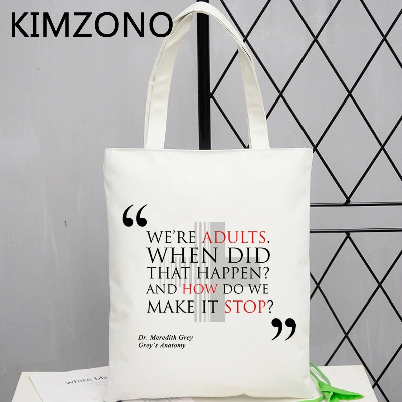 Greys Anatomy shopping bag recycle bag tote reusable bag bolsas reutilizables shoping ecobag bolsas ecologicas custom
Greys Anatomy shopping bag recycle bag tote reusable bag bolsas reutilizables shoping ecobag bolsas ecologicas custom