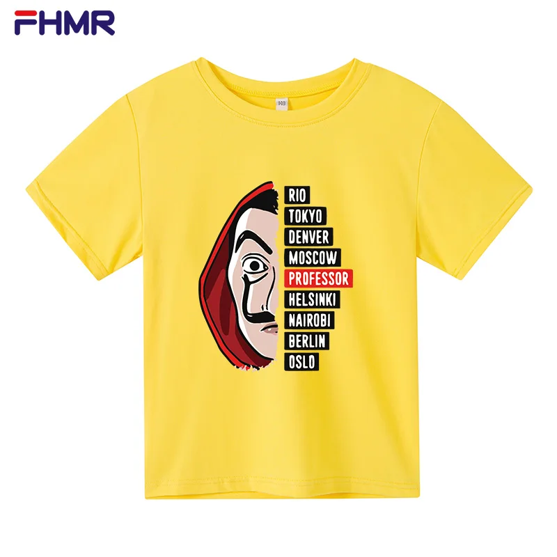 2021 House of Paper anime Summer children's clothing boys short sleeve T-shirt kids sweatshirt child's cotton clothes girl top 
2021 House of Paper anime Summer children's clothing boys short sleeve T-shirt kids sweatshirt child's cotton clothes girl top