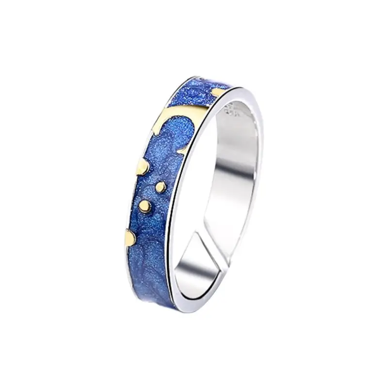 Sun Moon Couple Ring Fashion Personality Painting Opening Adjustable Rings
Sun Moon Couple Ring Fashion Personality Painting Opening Adjustable Rings