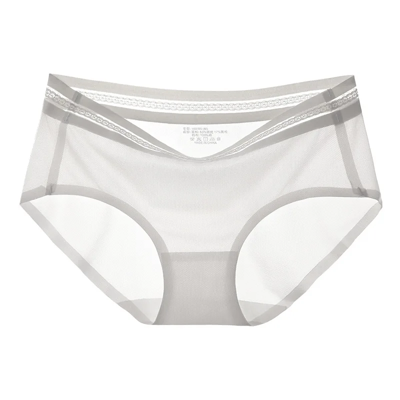 Underwear Women Sexy Lingerie Girl Light Panties Briefs Soft Low Waist Mesh Breathable Cool Ultra-thin Solid Color Ice Silk
Underwear Women Sexy Lingerie Girl Light Panties Briefs Soft Low Waist Mesh Breathable Cool Ultra-thin Solid Color Ice Silk