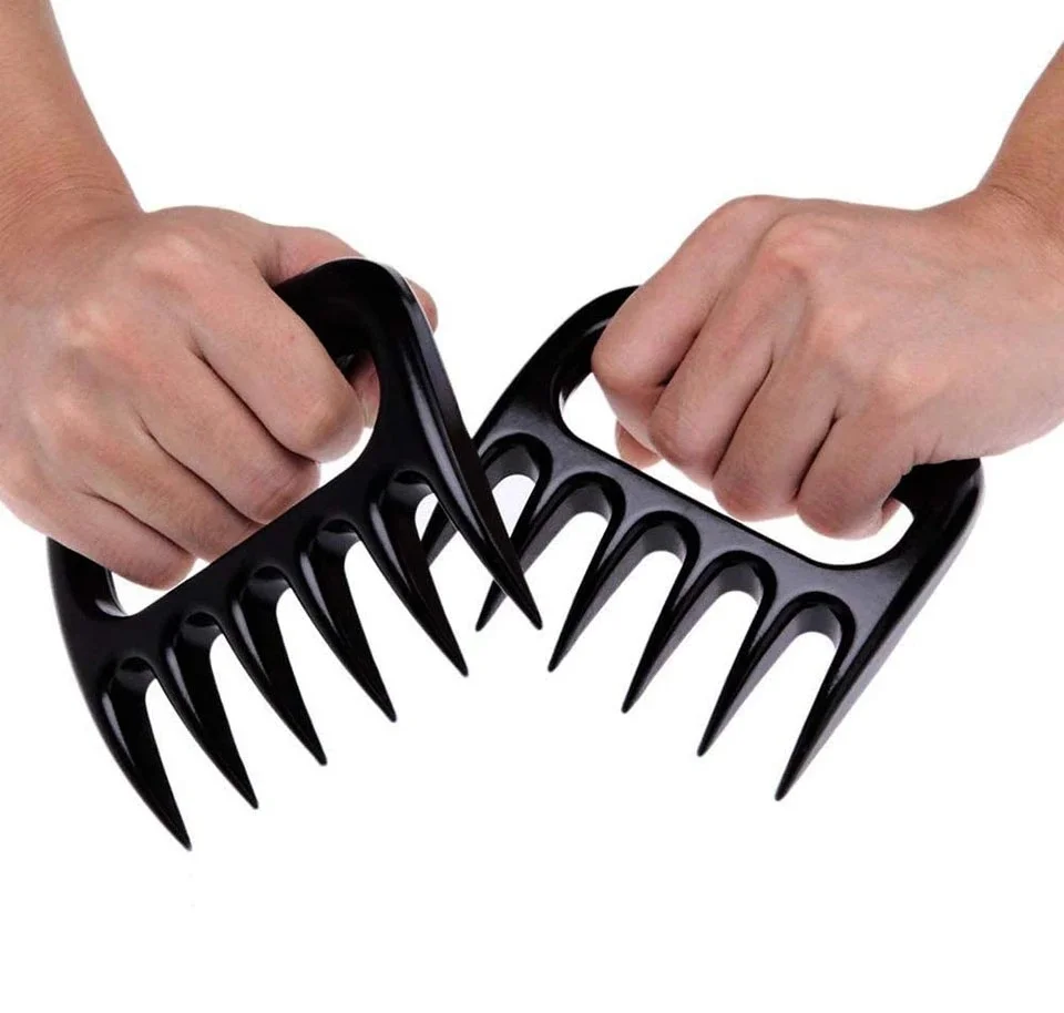 BBQ Meat Shredder Claws Handle Shred Cut Meats Splitter Essential for BBQ Pork Ultra Sharp Blades Separator Heat Resistant
BBQ Meat Shredder Claws Handle Shred Cut Meats Splitter Essential for BBQ Pork Ultra Sharp Blades Separator Heat Resistant