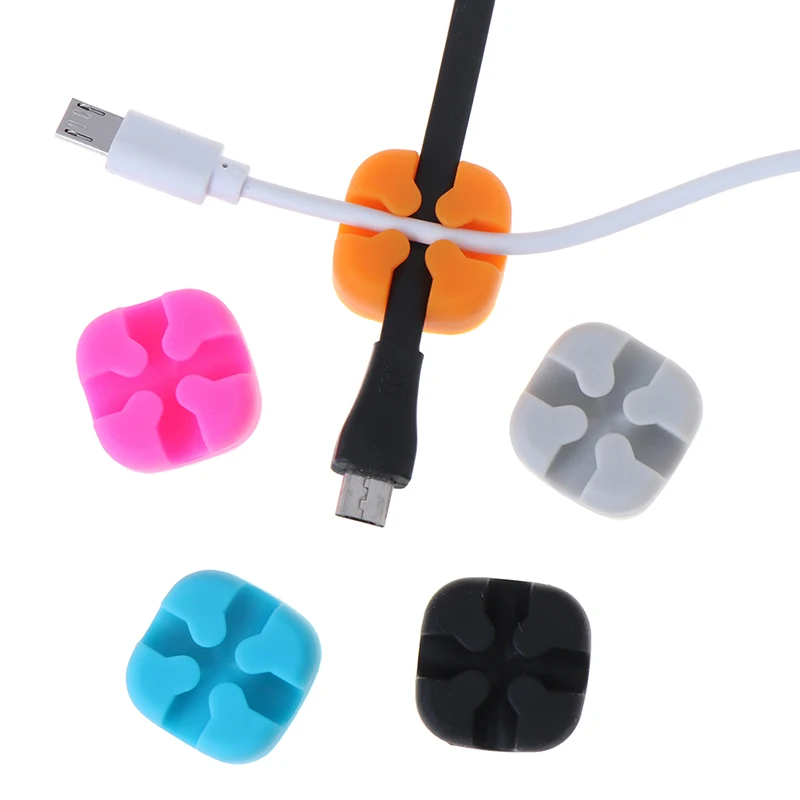 1pc Cable Management Organizer Soft Silicone Cable Winder Colorful Desktop Wire Organizer Cord Protector Holder Clip
1pc Cable Management Organizer Soft Silicone Cable Winder Colorful Desktop Wire Organizer Cord Protector Holder Clip