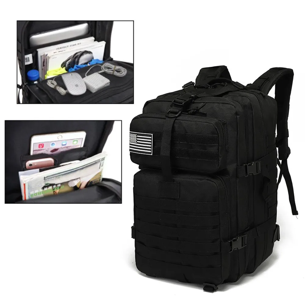 1000D Outdoor Hiking Backpack Nylon Durable Waterproof Trekking Fishing Hunting Bags Rucksacks Breathable Comfort
1000D Outdoor Hiking Backpack Nylon Durable Waterproof Trekking Fishing Hunting Bags Rucksacks Breathable Comfort
