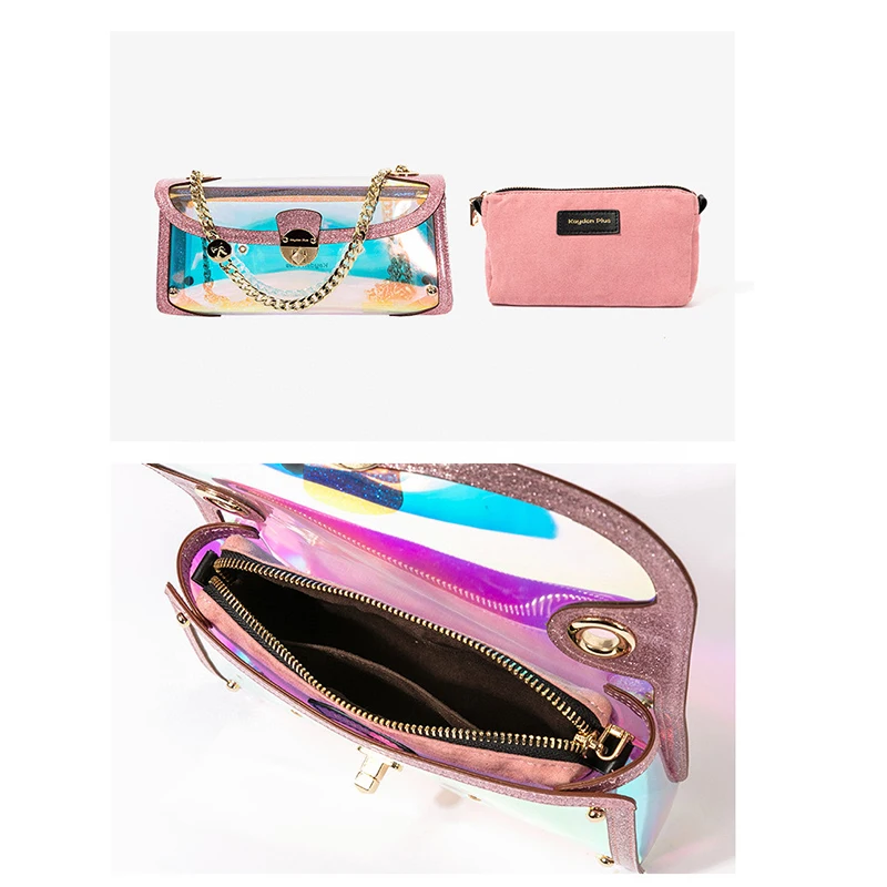 MarHermoso Brand New Fashion Laser Women's Bag Chain Pearl Handmade Pearl Angel Wings Mini Bag Messenger Bag
MarHermoso Brand New Fashion Laser Women's Bag Chain Pearl Handmade Pearl Angel Wings Mini Bag Messenger Bag