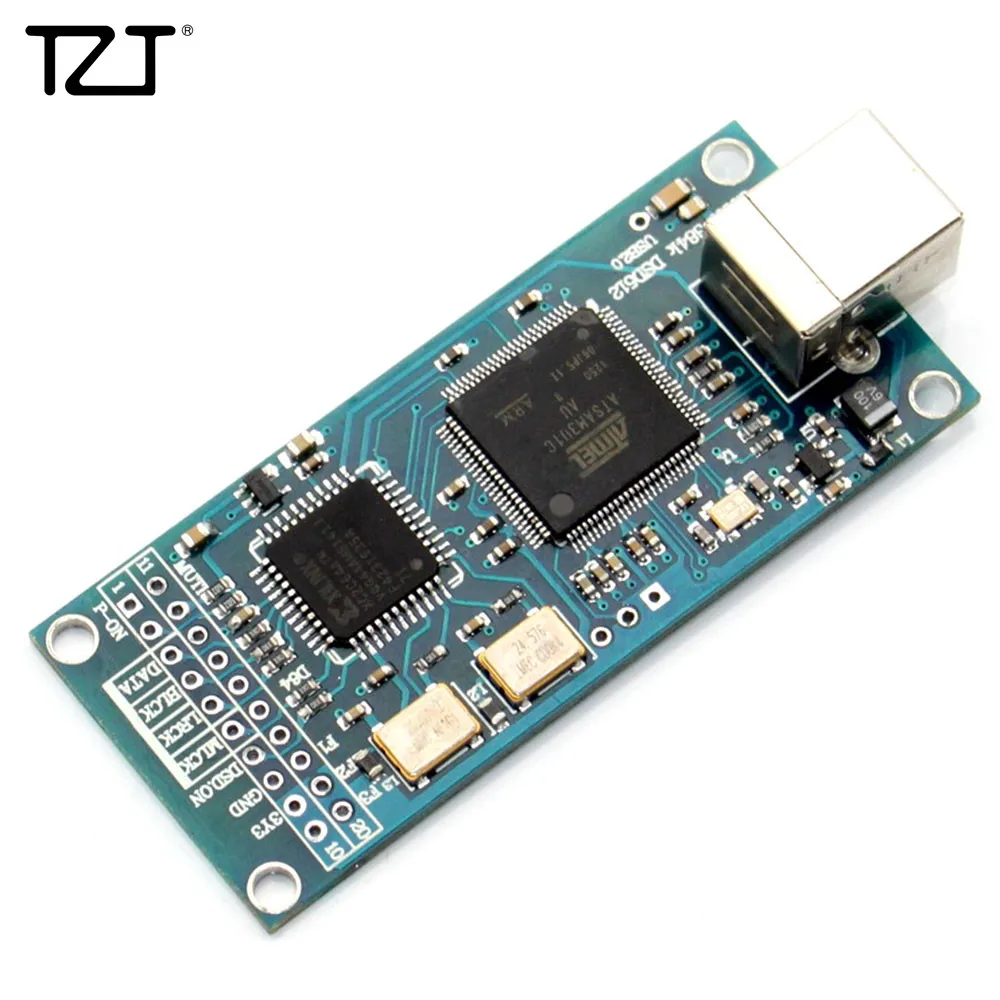 

TZT HIFI Combo384 USB to I2S Digital Interface Refer to Amanero USB IIS Support DSD512 32bit 384K I2S Output for Audio