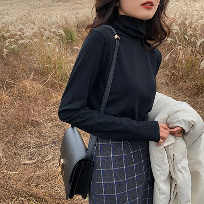 2021 Turtleneck Bottoming Shirt Spring, Autumn and Winter Women's Western Style Inner Wear Cascading Collar Long Sleeve
2021 Turtleneck Bottoming Shirt Spring, Autumn and Winter Women's Western Style Inner Wear Cascading Collar Long Sleeve