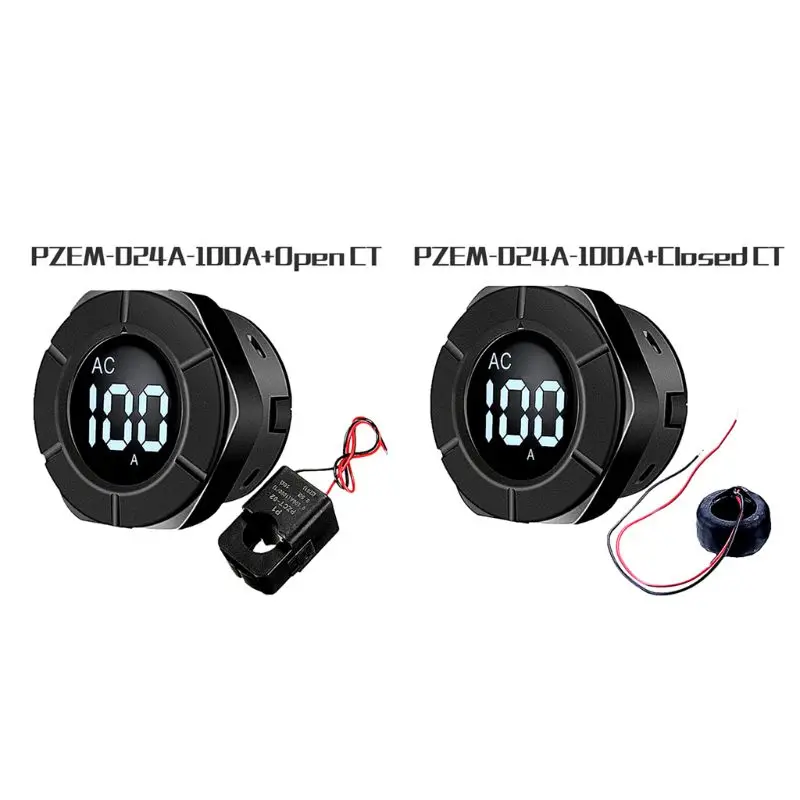 PZEM-024A-100A AC Round LCD Digital Ammeter 30-500V Electric Amp Panel Meter Current Meter With Coil CT
PZEM-024A-100A AC Round LCD Digital Ammeter 30-500V Electric Amp Panel Meter Current Meter With Coil CT