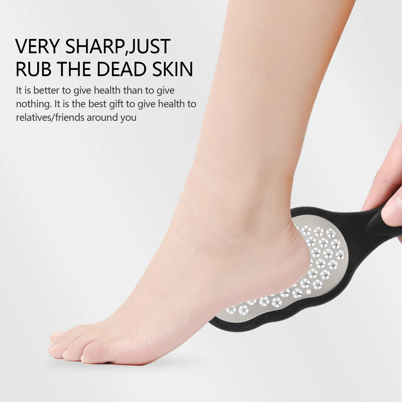 Stainless Steel Wear-resistant Callus Remover Foot File Scraper Portable Multifunctional Foot File Household Foot Care Tool
Stainless Steel Wear-resistant Callus Remover Foot File Scraper Portable Multifunctional Foot File Household Foot Care Tool