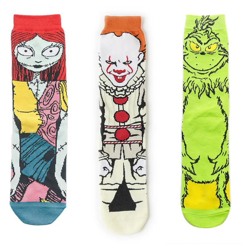 Носки Pennywise для косплея из фильма, хлопковые мужские футбольные носки для взрослых, Нескользящие зимние домашние чулки
Носки Pennywise для косплея из фильма, хлопковые мужские футбольные носки для взрослых, Нескользящие зимние домашние чулки