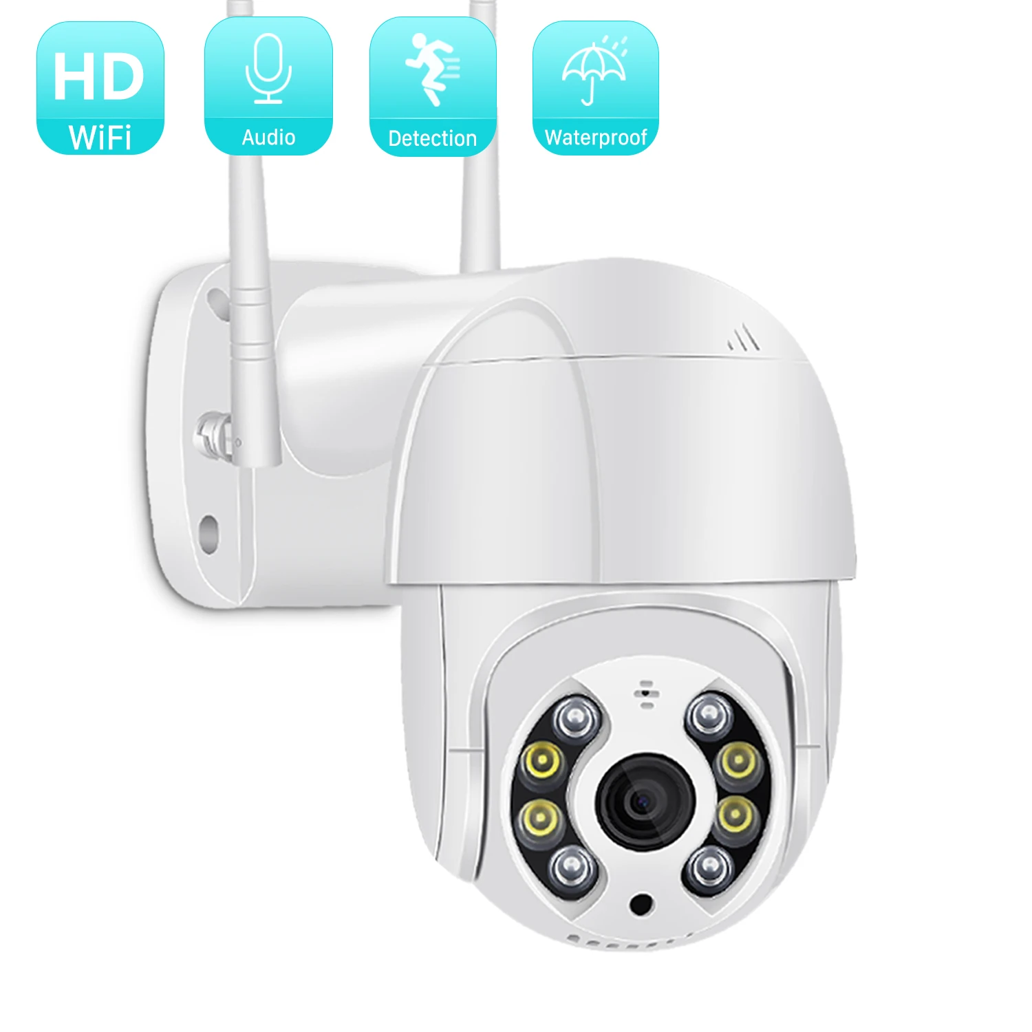 1080P IP Camera Wi-Fi street Ai Human Detection Outdoor Audio Camera Wiredless Camera Security CCTV Camera P2P 4X Digital Zoom
1080P IP Camera Wi-Fi street Ai Human Detection Outdoor Audio Camera Wiredless Camera Security CCTV Camera P2P 4X Digital Zoom