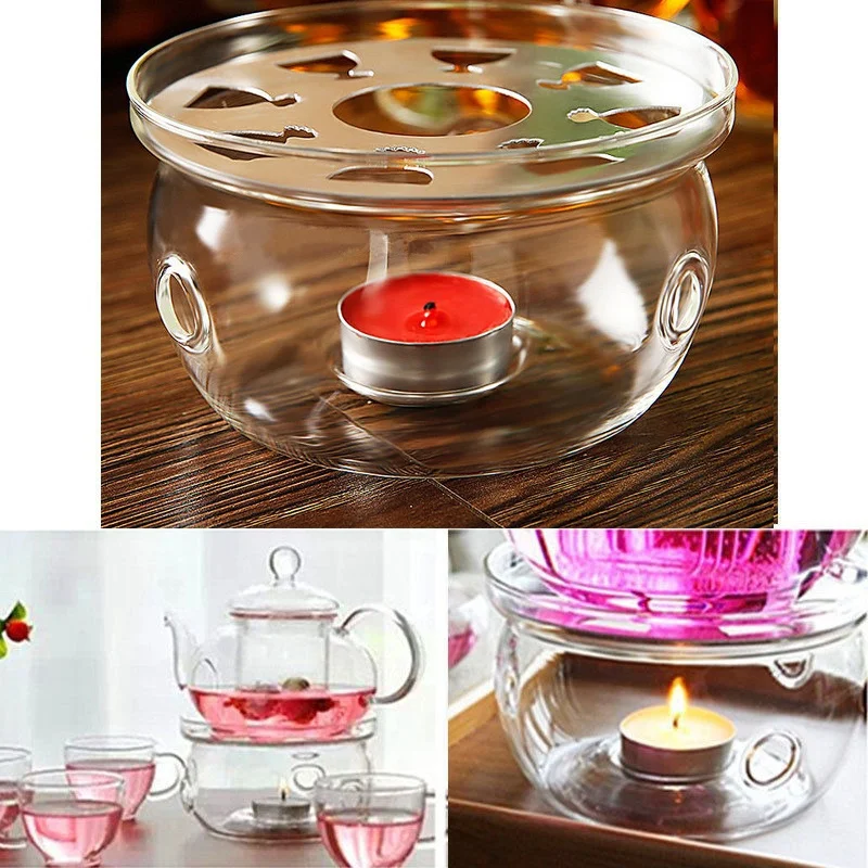 New Clear Glass Heat-Resisting Round Teapot Warmer Heater Base Candle Holder xobw
New Clear Glass Heat-Resisting Round Teapot Warmer Heater Base Candle Holder xobw