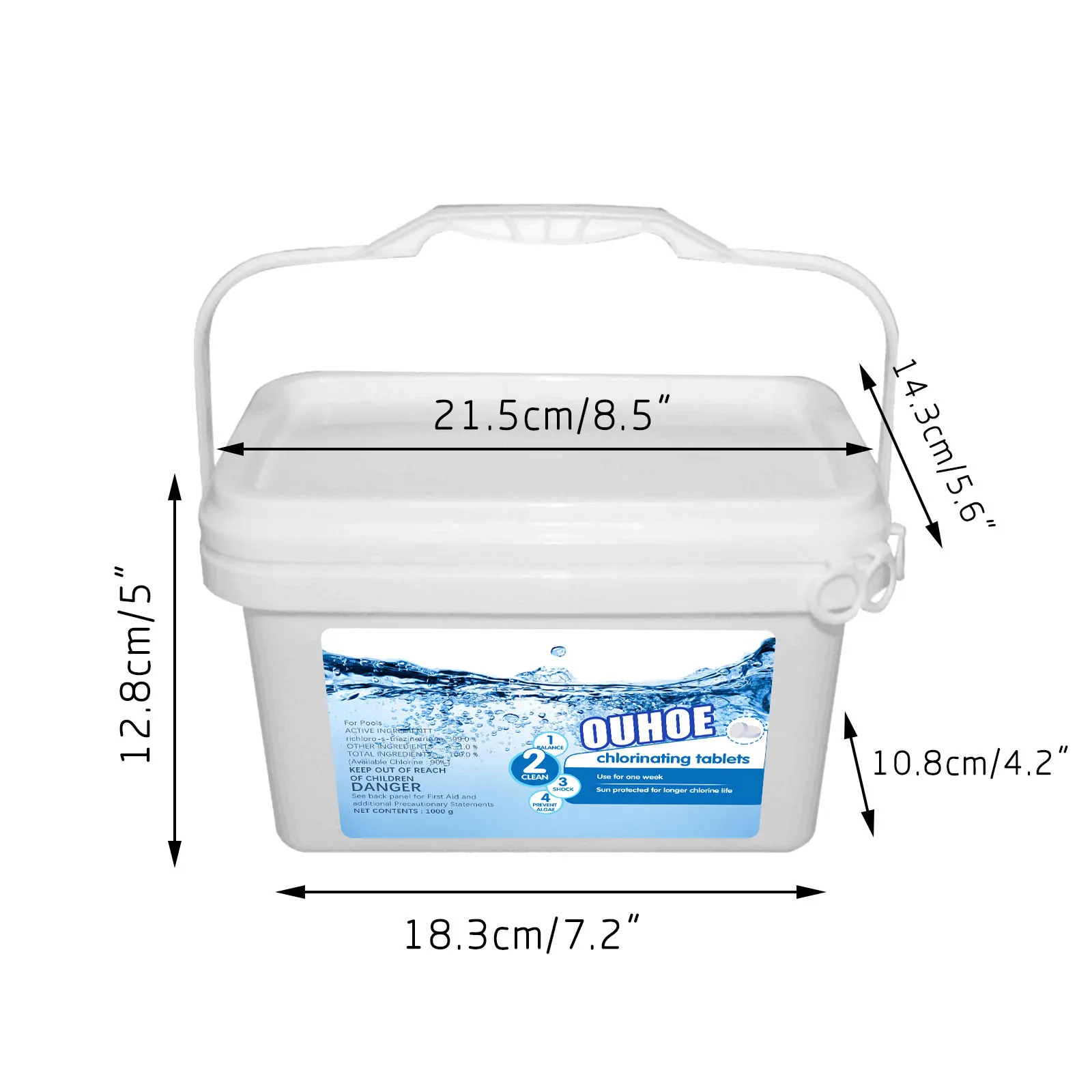Swimming Pool Cleaning Tablets MultiUse Effervescent Chlorine Tablets Water Purifier Swimming Pond Cleaner Kills bacteria 
Swimming Pool Cleaning Tablets MultiUse Effervescent Chlorine Tablets Water Purifier Swimming Pond Cleaner Kills bacteria