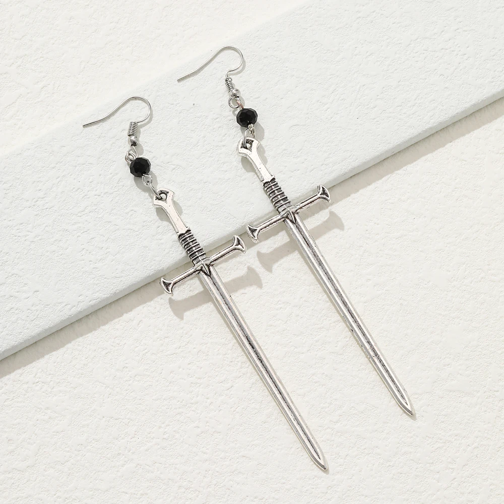BEAUTY LAYER New Knife Pendant Earrings Dagger Fantasy Tarot Card Mysterious Witch Gift Fashionable Women's Gothic Party Jewelry
BEAUTY LAYER New Knife Pendant Earrings Dagger Fantasy Tarot Card Mysterious Witch Gift Fashionable Women's Gothic Party Jewelry