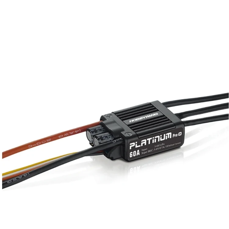 

HOBBYWING Platinum V4 40A 3-4S 25A 60A 3-6S BEC бесщеточный ESC для радиоуправляемой модели 450 480 вертолет летательный аппарат Дроны с неподвижным крылом