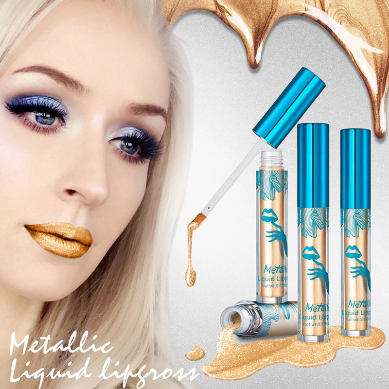 12 Colors Makeup Lipgloss Metallic Waterproof Long Lasting Moisturizer and Gold Matte Liquid Nutritious Metal Lipmakeup Lipstick
12 Colors Makeup Lipgloss Metallic Waterproof Long Lasting Moisturizer and Gold Matte Liquid Nutritious Metal Lipmakeup Lipstick