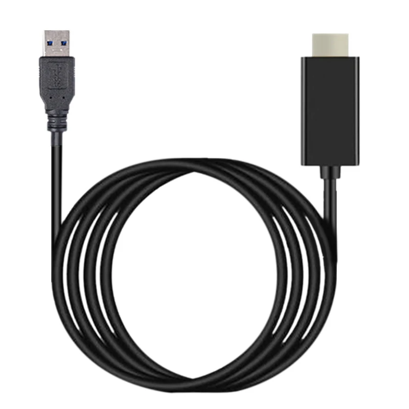 Кабель преобразования USB 3,0 в HDMI, кабель преобразования 1080P HD для синхронизации аудио и видео, без драйверов
Кабель преобразования USB 3,0 в HDMI, кабель преобразования 1080P HD для синхронизации аудио и видео, без драйверов