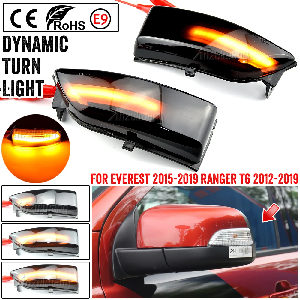 2pcs For Ford Ranger T6 2012-2019 Raptor Wildtrak LED Dynamic Turn Signal Blinker Sequential Side Mirror Indicator Light
2pcs For Ford Ranger T6 2012-2019 Raptor Wildtrak LED Dynamic Turn Signal Blinker Sequential Side Mirror Indicator Light