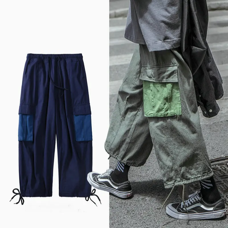Big pocket Cargo Pants Mens Trousers Leisure Loose Harem Pants Male Streetwear Elasticated Waist Hip Hop Sweatpants Men's Pants
Big pocket Cargo Pants Mens Trousers Leisure Loose Harem Pants Male Streetwear Elasticated Waist Hip Hop Sweatpants Men's Pants