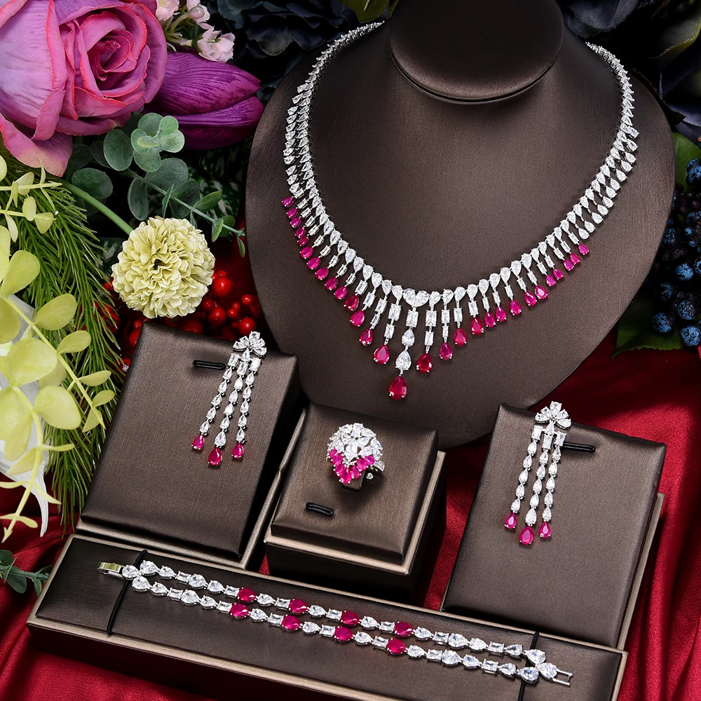 GODKI Famous Brand Tassels Drop Luxury Indian Jewelry Set For Women Wedding Party Zircon Crystal Dubai Bridal Jewelry Set Gift
GODKI Famous Brand Tassels Drop Luxury Indian Jewelry Set For Women Wedding Party Zircon Crystal Dubai Bridal Jewelry Set Gift