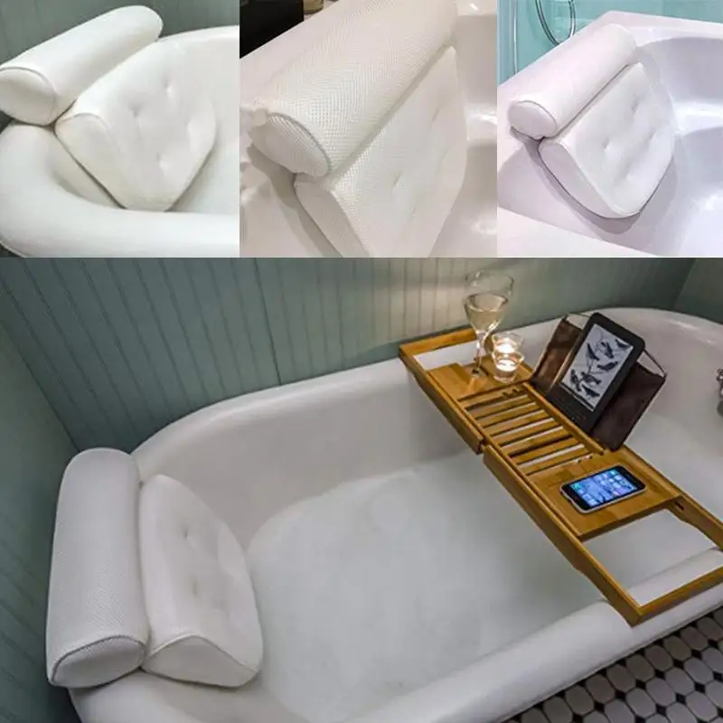 Воздухопроницаемая сетчатая Нескользящая подушка для спа-ванны спа-подушка