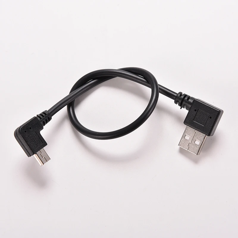 

25cm 90 Degree Angled Mini USB Cable Mini USB To USB 2.0 Data Sync Charger Cable For Mobile Phone MP3 MP4 GPS Camera HDD