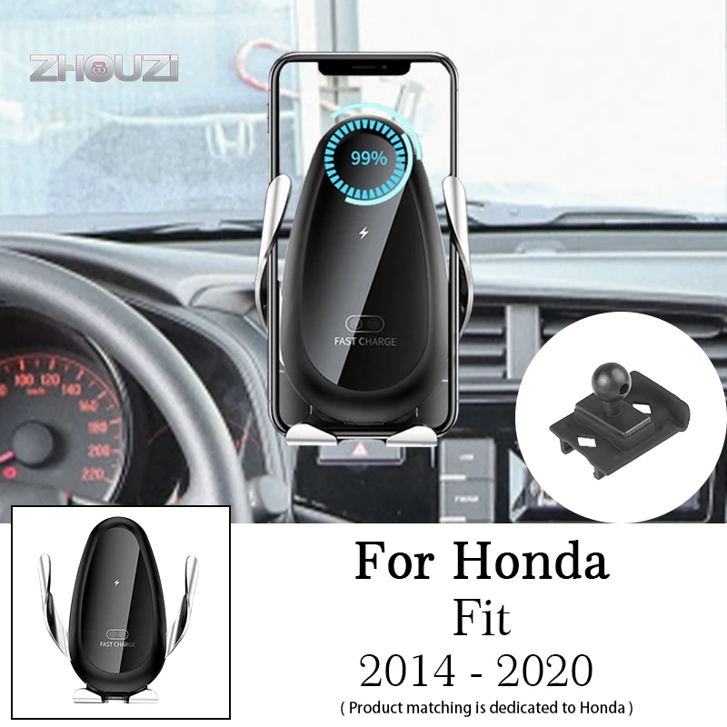 15W Qi Car Wireless Charger Car Mobile Phone Holder Mounts GPS Stand Bracket For Honda Fit 2014-2020 Car Accessories
15W Qi Car Wireless Charger Car Mobile Phone Holder Mounts GPS Stand Bracket For Honda Fit 2014-2020 Car Accessories