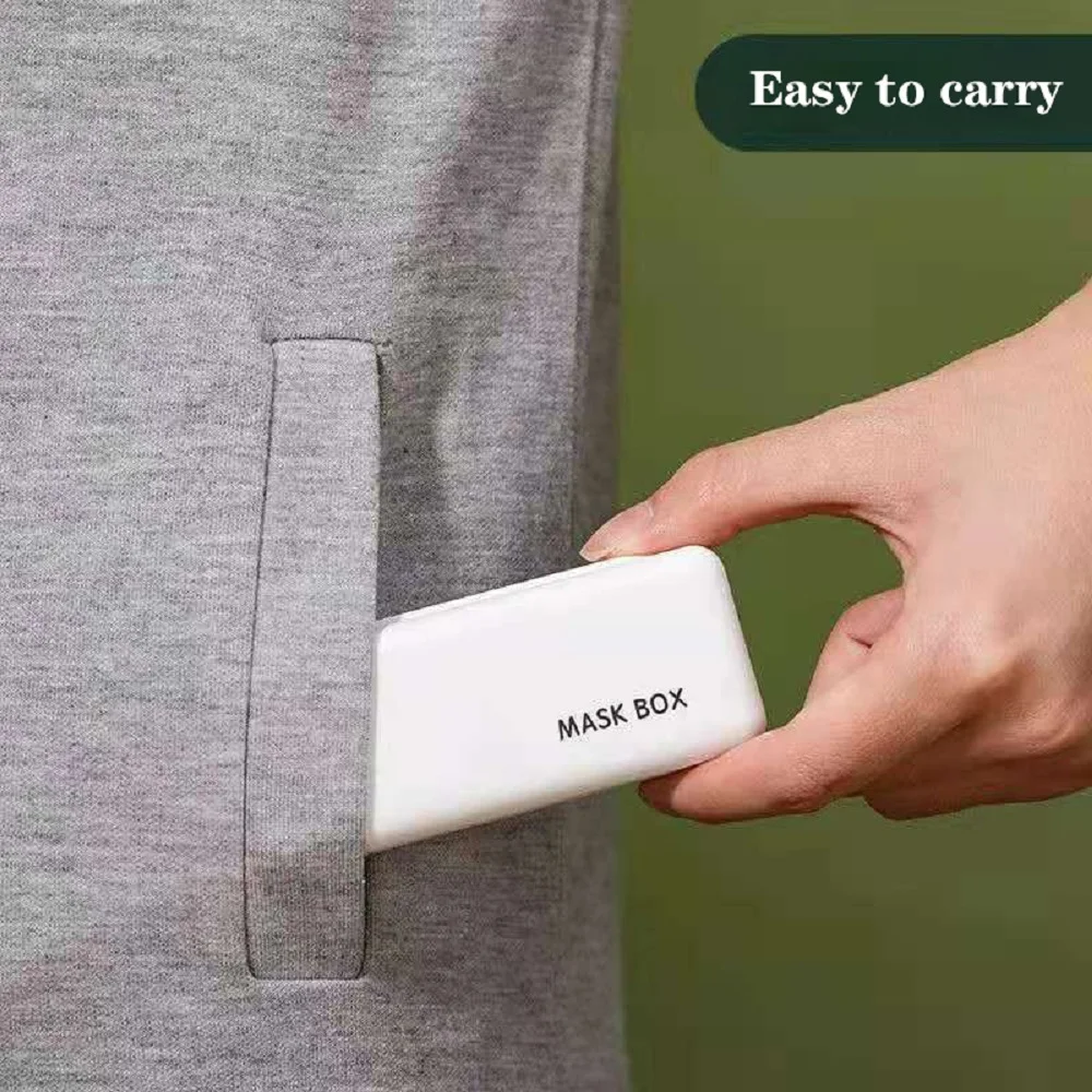 Mini portable mask storage box, small student storage cover, collection box, temporary storage folder, sealed and dustproof
Mini portable mask storage box, small student storage cover, collection box, temporary storage folder, sealed and dustproof