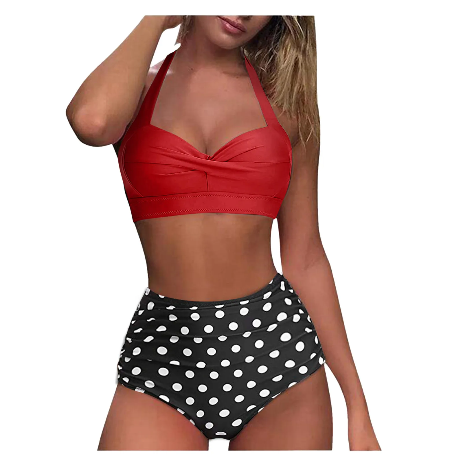 Two Piece Biquini Push Up Halter Ruched High Waist Flowers Print Beachwear Bikini Set Bikini Women Swimwear Vintage Swimsuit
Two Piece Biquini Push Up Halter Ruched High Waist Flowers Print Beachwear Bikini Set Bikini Women Swimwear Vintage Swimsuit