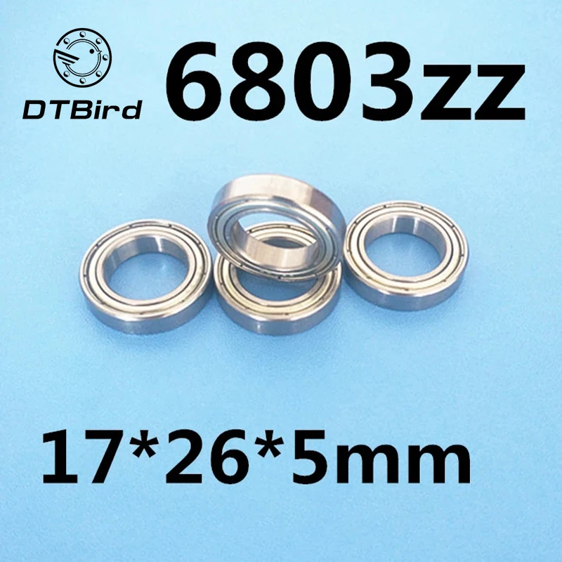 4 шт. 6803zz 61803ZZ шариковый подшипник 17*26*5 17x26x5 мм 6803Z 61803-2Z радиальный шарикоподшипник вала
4 шт. 6803zz 61803ZZ шариковый подшипник 17*26*5 17x26x5 мм 6803Z 61803-2Z радиальный шарикоподшипник вала