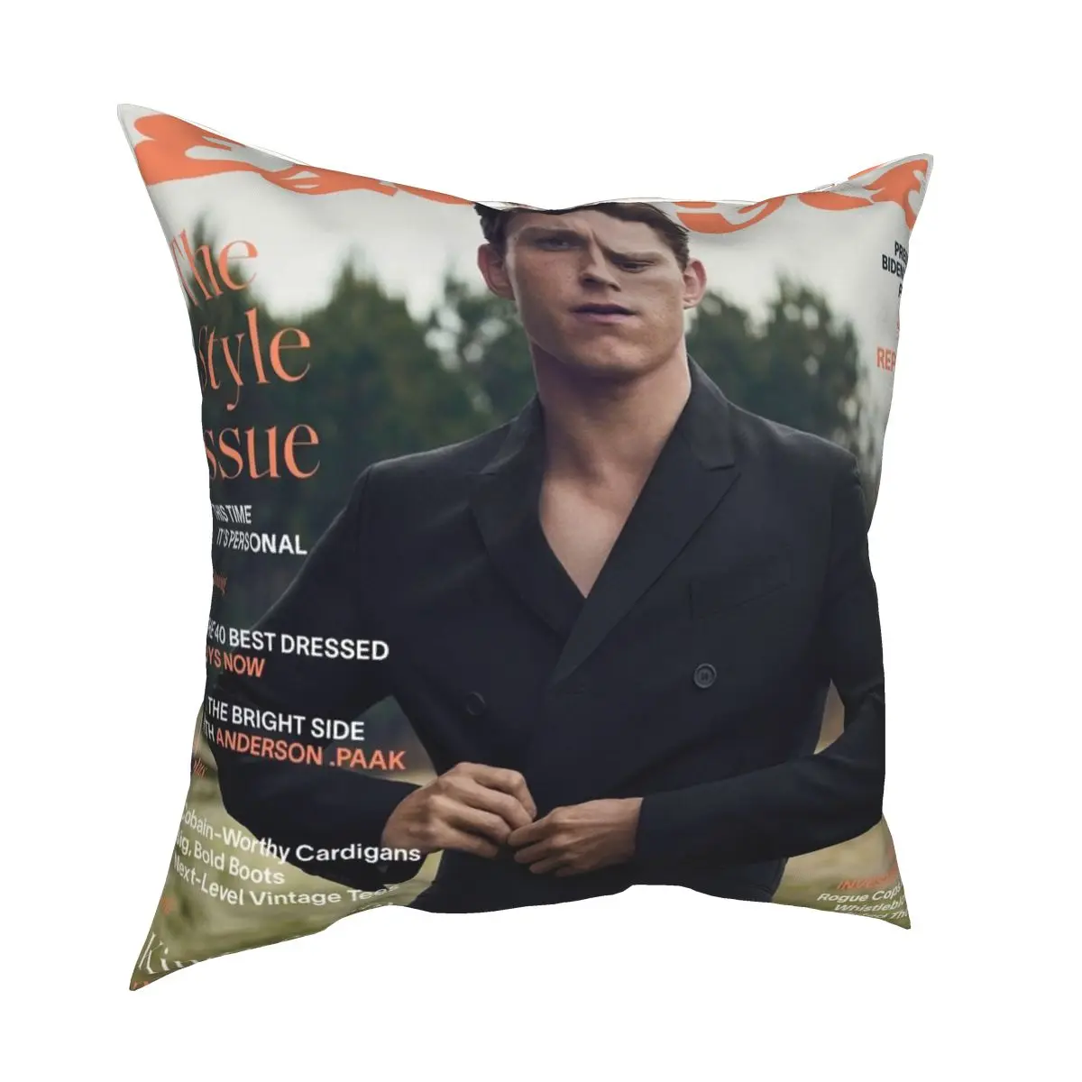 Tom Holland Esquire Cover Pillowcase Printed Fabric Cushion Cover Decoration Throw Pillow Case Cover Home Drop Shipping 45X45cm
Tom Holland Esquire Cover Pillowcase Printed Fabric Cushion Cover Decoration Throw Pillow Case Cover Home Drop Shipping 45X45cm